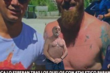 ¿esta mejor que de rossi? pagani se desnudo en vivo para compararse con el refuerzo de boca