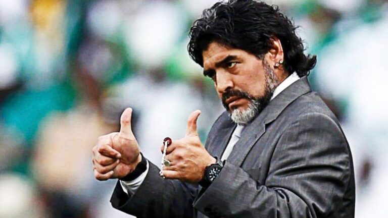Maradona DT: los números del Diez en el banco