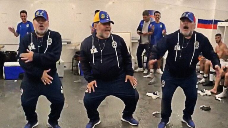 Ganó Gimnasia y el Diego lo sabe