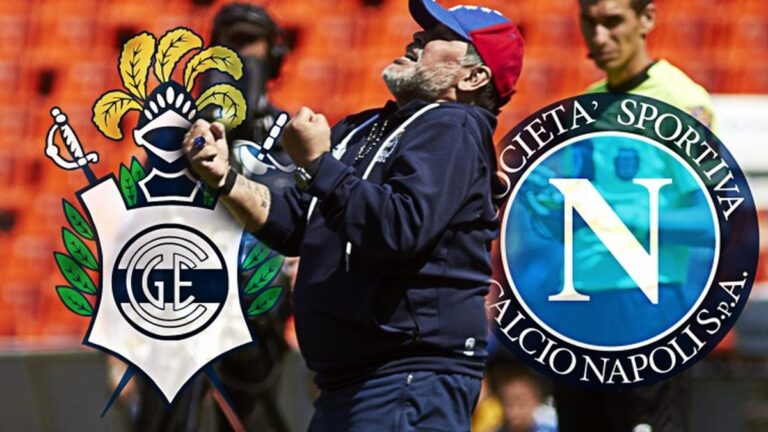 Nápoli festejó con Gimnasia el primer triunfo de Maradona