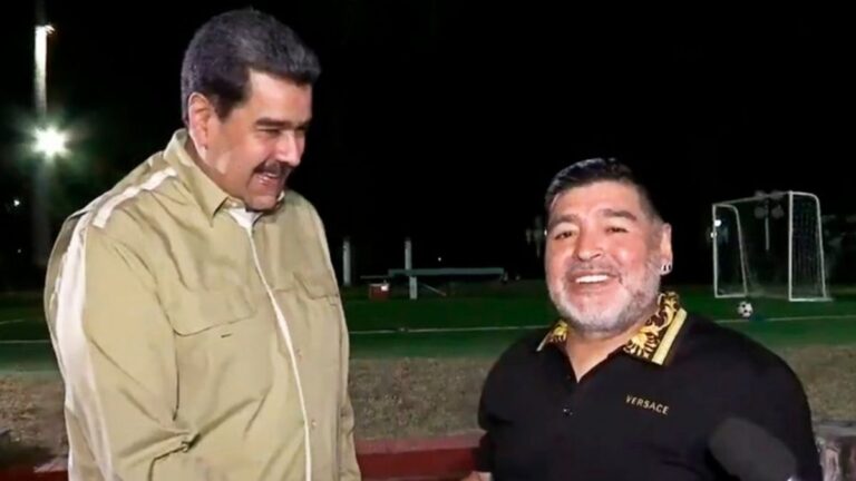La palabra de Maradona desde Venezuela