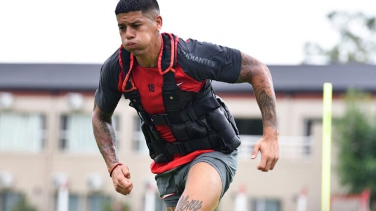 Marcos Rojo: en Rosario no, en La Plata sí