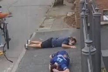 impactante ataque de motochorros a un hombre y a su hijo en adrogue