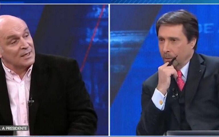 Espert acusó a Feinmann de “facho” en un épico cruce en vivo
