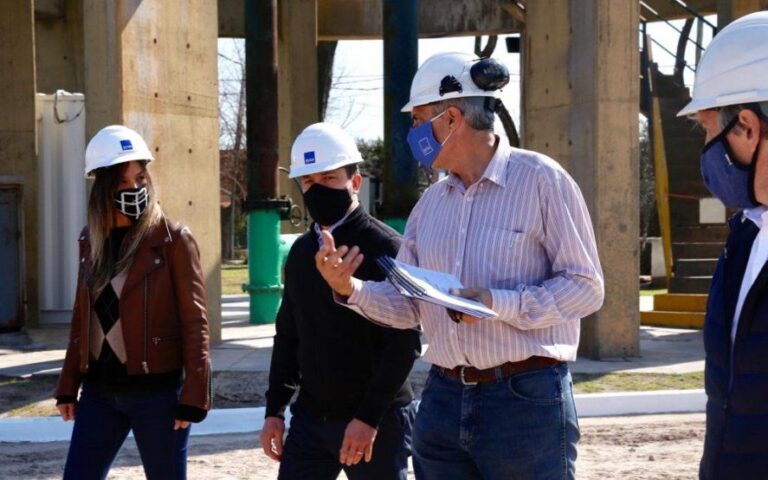 AySA reactiva obras paralizadas en Florencio Varela