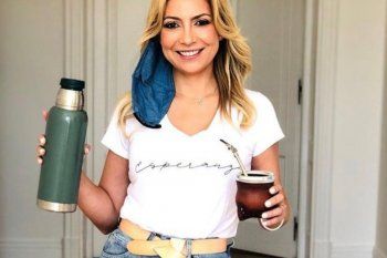 Ahora Fabiola Yañez fue denigrada en Twitter por usar un termo marca Stanley 