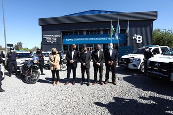 Anunciaron un convenio entre el Ministerio de Seguridad bonaerense en YPF. 