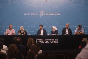 El gobernador Axel Kicillof encabezó el acto por el día de la memoria en Casa de Gobierno, para conmemorar el golpe de estado que derivó en la última dictadura cívico militar.