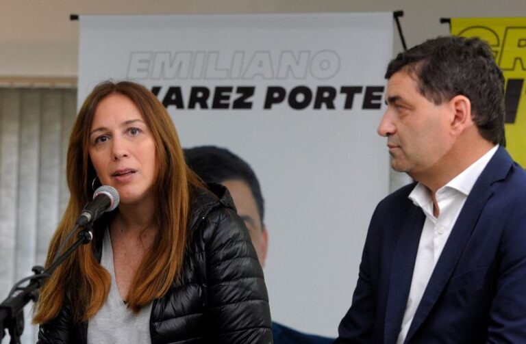 En absoluta soledad, María Eugenia Vidal se lanzó a la presidencia desde Bahía Blanca
