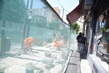 Recambio de veredas en avenida 7
