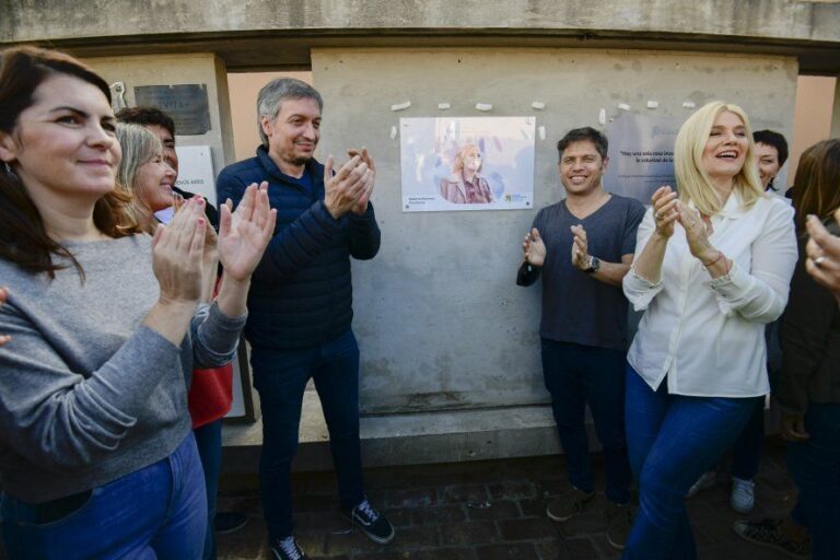 Axel Kicillof y Máximo Kirchner recordaron a Eva Perón en Los Toldos