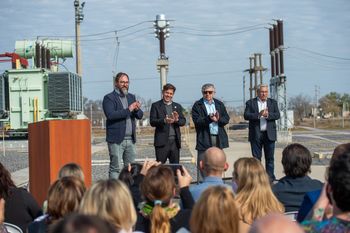 La última obra de energía fue inaugurada esta semana, en General Villegas.