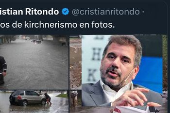 cristian ritondo quiso chicanear con foto de inundacion extranjera