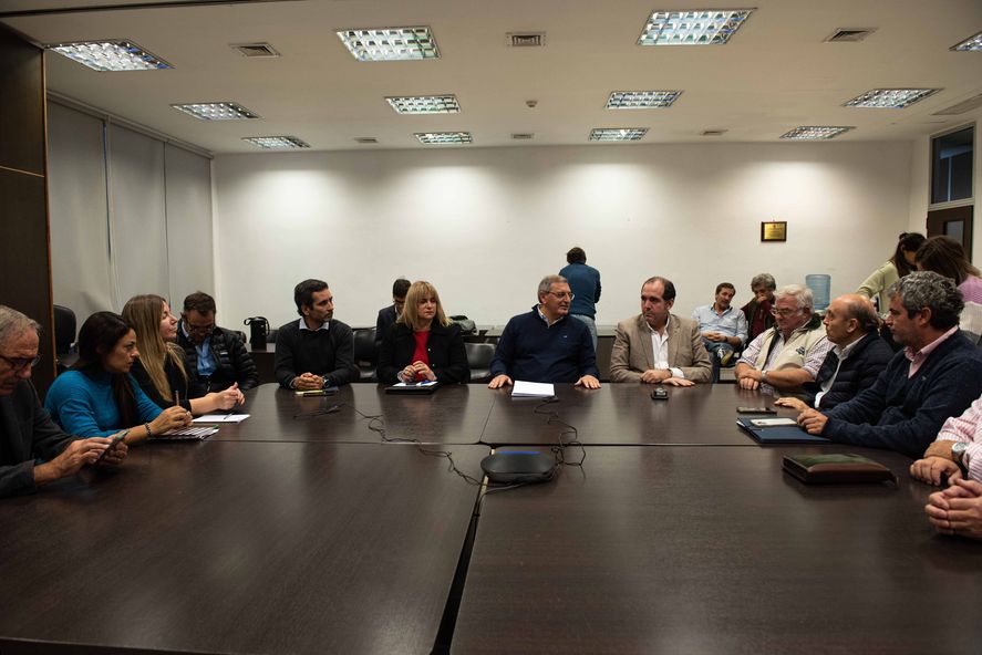 Reunión de legisladores bonaerenses y dirigentes del campo. 01/06/23.