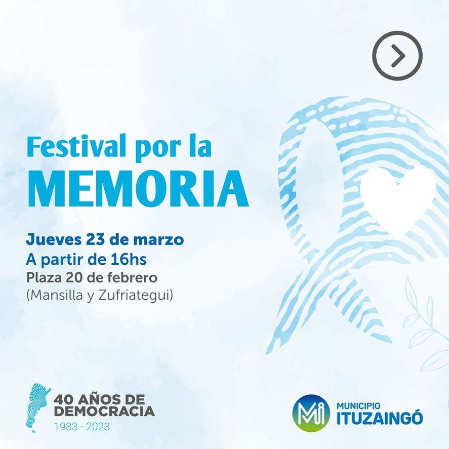El Festival por la Memoria de Ituzaingó culminará con el show de Víctor Heredia.