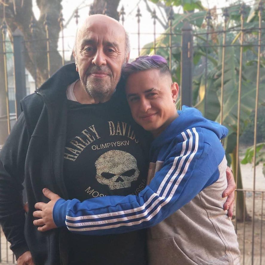 Marito Laurens aprendió a ser carnicero gracias a su papá. 