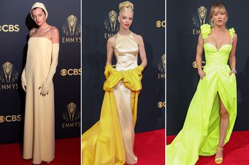 premios emmy 2021: los mejores y mas llamativos looks de la alfombra roja