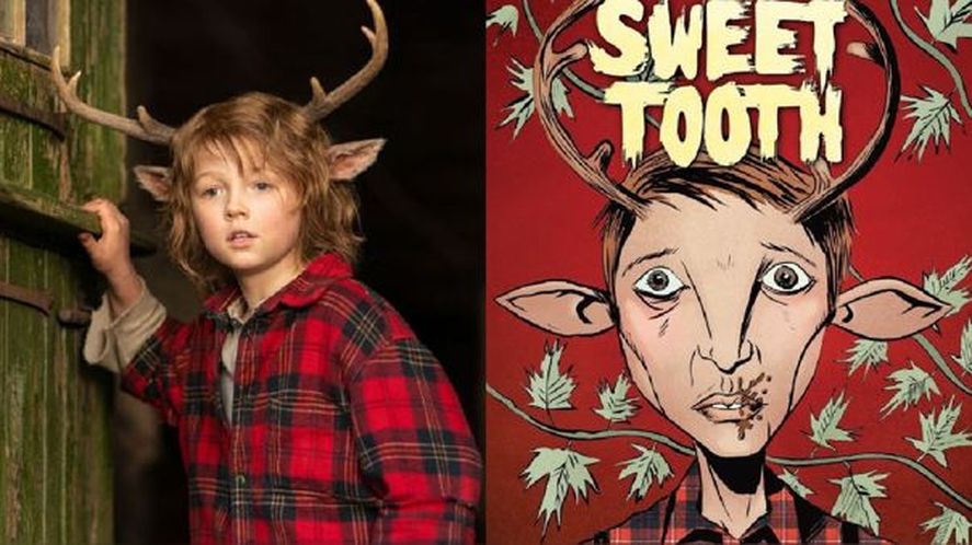 El protagonista de Sweet Tooth en dos versiones: serie de Netflix y cómic de DC