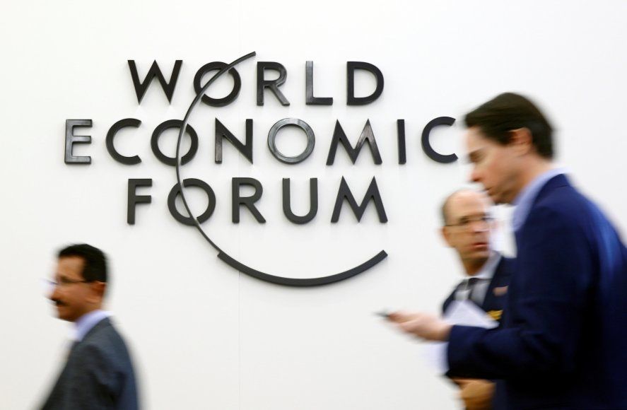 Alberto Fernández en Davos: 