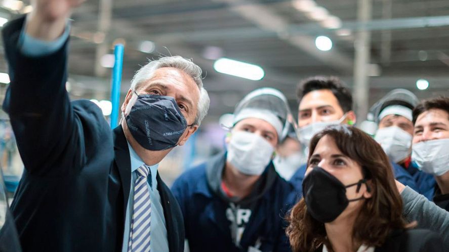 El Presidente estará junto a Kicillof en una fábrica de Almirante Brown
