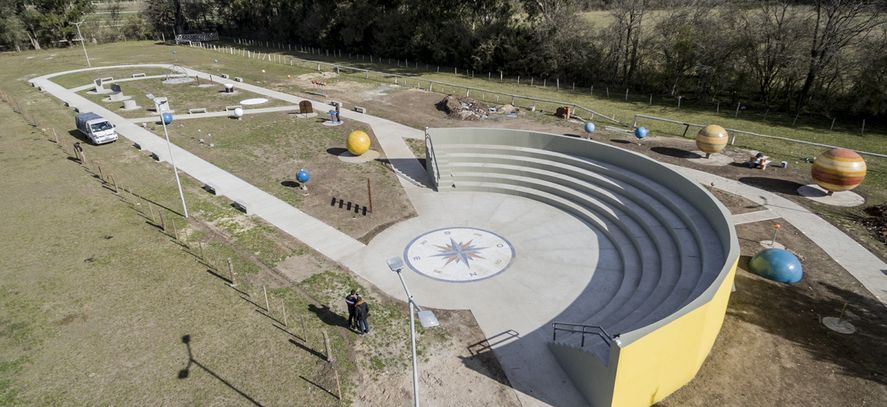 El "Complejo Astronómico" es el primer parque astronómico de la provincia de Buenos Aires y se encuentra ubicado en la localidad de Ministro Rivadavia, en el partido de Almirante Brown. 