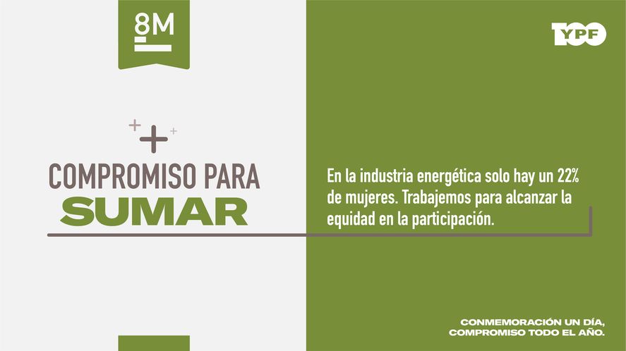 El compromiso de YPF para el Día internacional de la Mujer