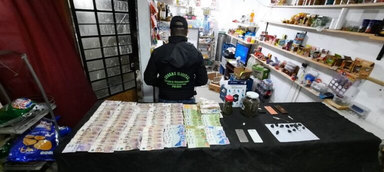 Berisso: cayó Boquita, acusado de vender drogas desde un almacén
