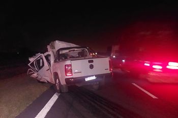 El accidente fue en la ruta 7 al km. 117 de San Andrés de Giles