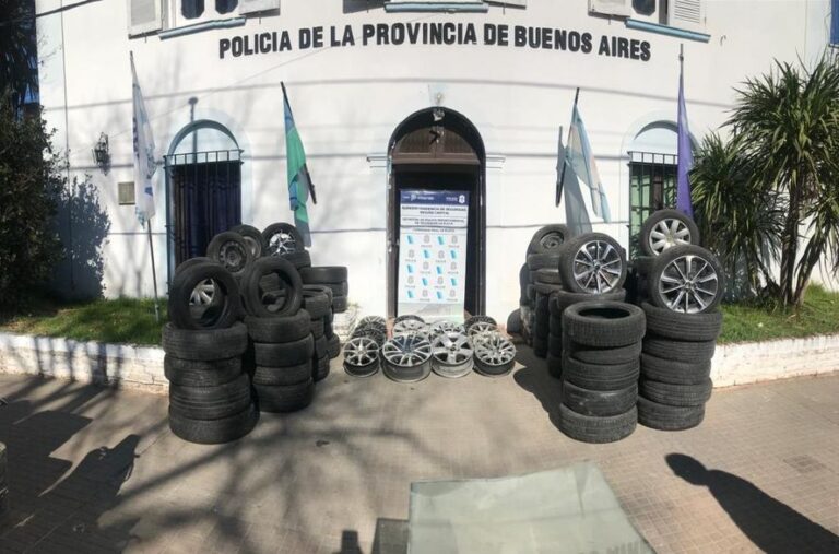 Desarticularon una banda de roba ruedas que actuaba en La Plata