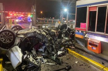 escobar: mira el terrible accidente fatal en una estacion de peaje