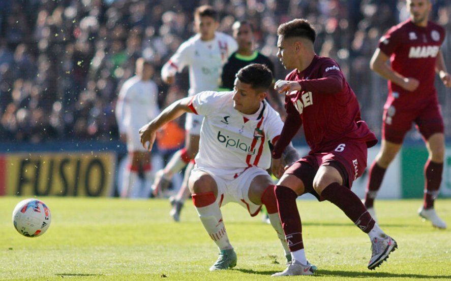 Aaron Spetale en la Final de Reserva entre Lanús y Estudiantes.
