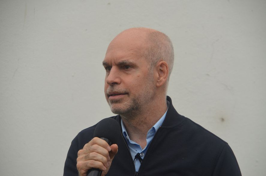 Acompañado por dirigentes de Juntos, Horacio Rodríguez Larreta defendió el accionar policial y culpó al kirchnerismo.