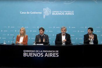 El gobernador Axel Kicillof encabezó un acto con Daniel Filmus donde reivindicaron el trabajo del Frente de Todos en materia de ciencia y teconología.