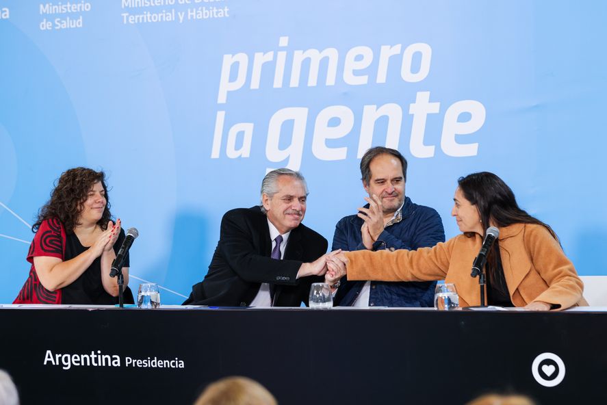 Alberto Fernández anunció un barrio inclusivo para personas con problemas de salud mental Alberto Fernández anunció un barrio inclusivo para personas con problemas de salud mental