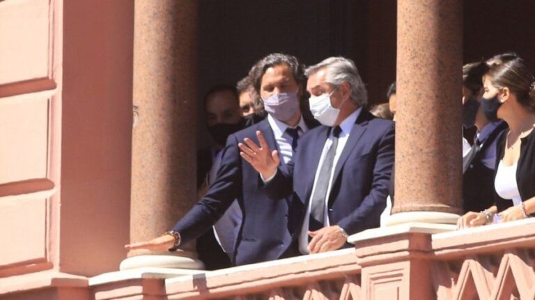 Maradona: Alberto dijo que el “desborde” en las calles “excedió” el control en Casa Rosada