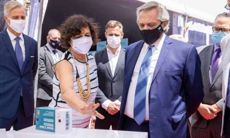 Alberto Fernández inauguró una unidad de la planta Richmond
