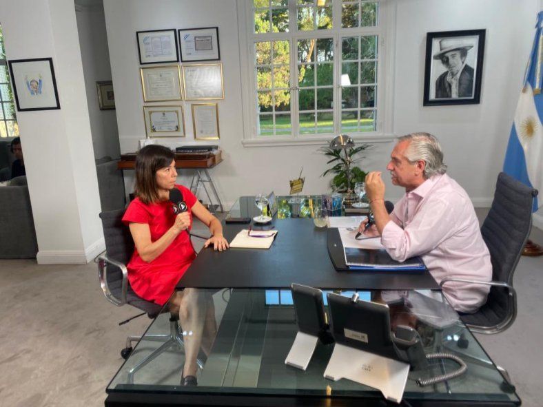 Alberto Fernández dejó fuertes definiciones en la entrevista que le concedió a María O