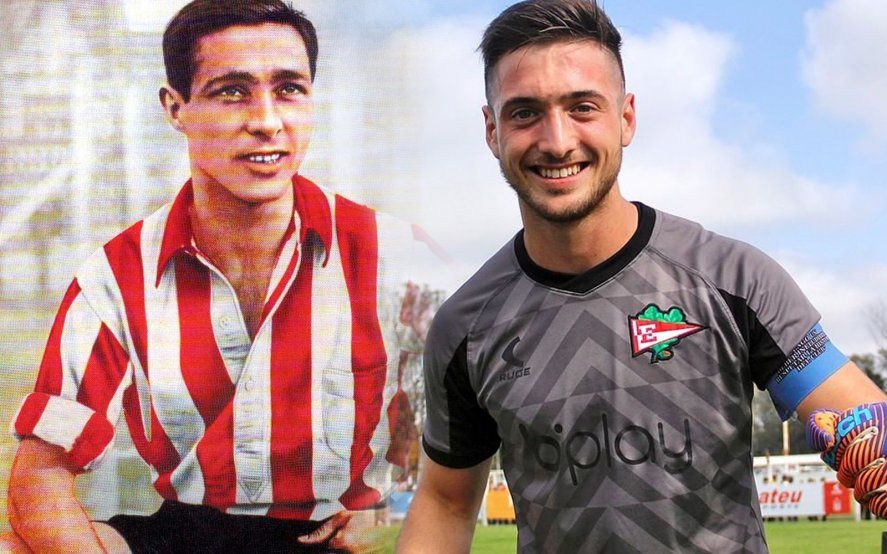 Alberto Zozaya, 2° goleador histórico de Estudiantes, y Juan Pablo Zozaya, héroe de la Reserva ante Gimnasia.