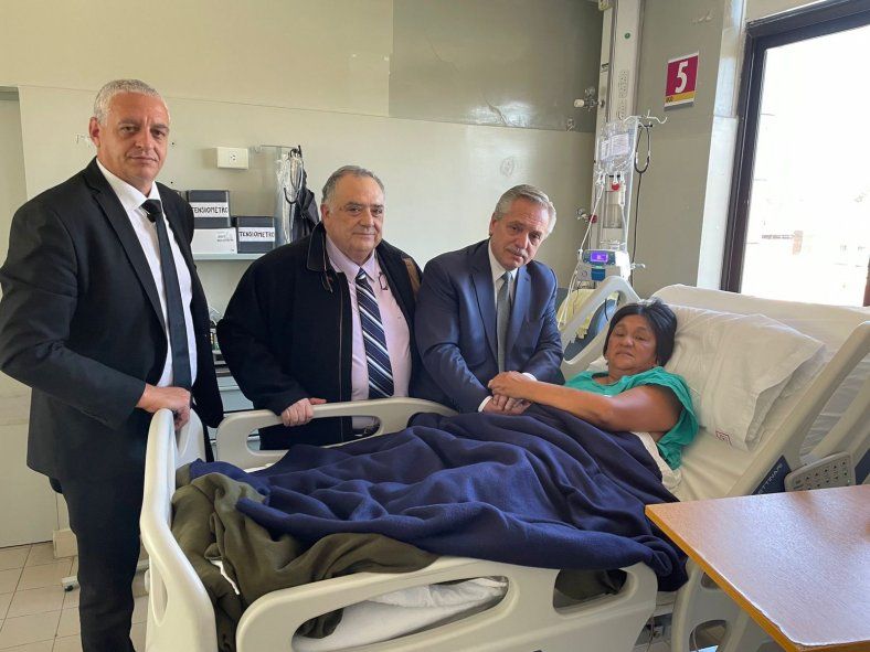 Alberto Fernández visitó a Milagro Sala en junio del año pasado.