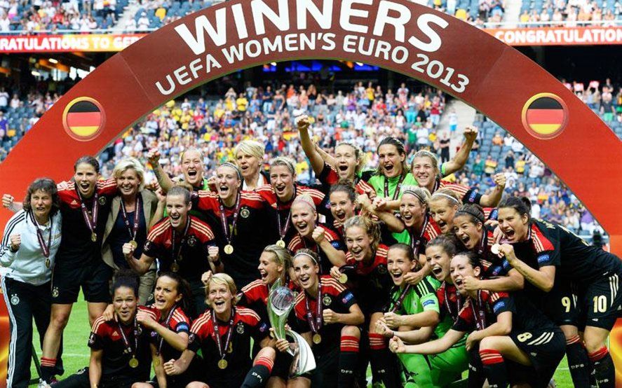 Alemania es, por amplio margen, el seleccionado que más veces conquistó Europa en fútbol femenino.