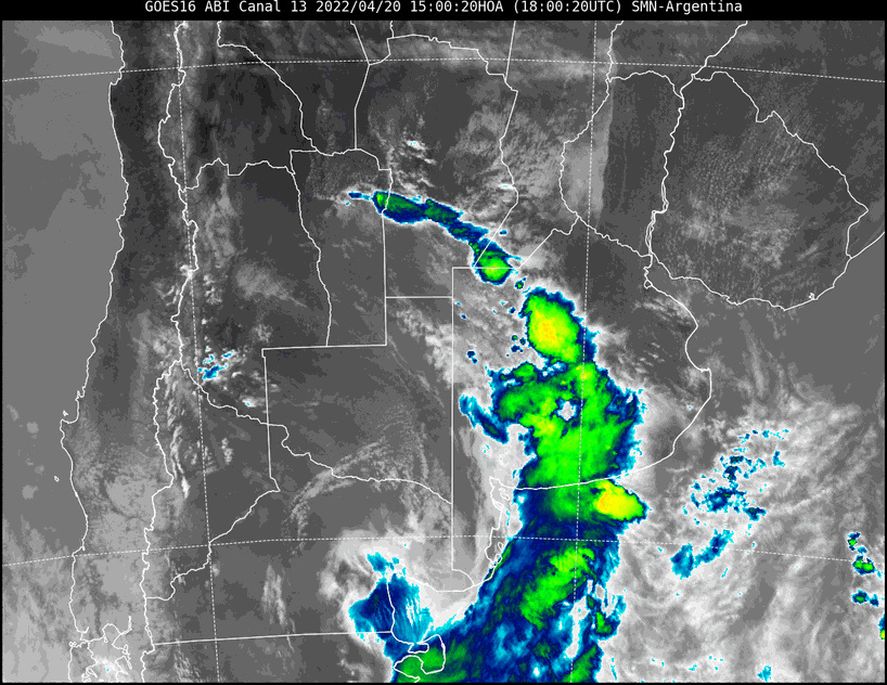 El Servicio Meteorológico Nacional anunció un alerta por tormentas fuertes en parte de la provincia de Buenos Aires.