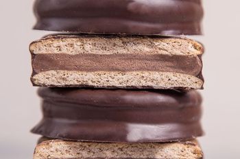 Alfajor de Los Tapuales, una de las empresas de Mar del Plata galardonadas en el Mundial.