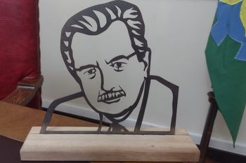 Una réplica en miniatura del Alfonsín Iluminado que se inaugurará en Chascomús.