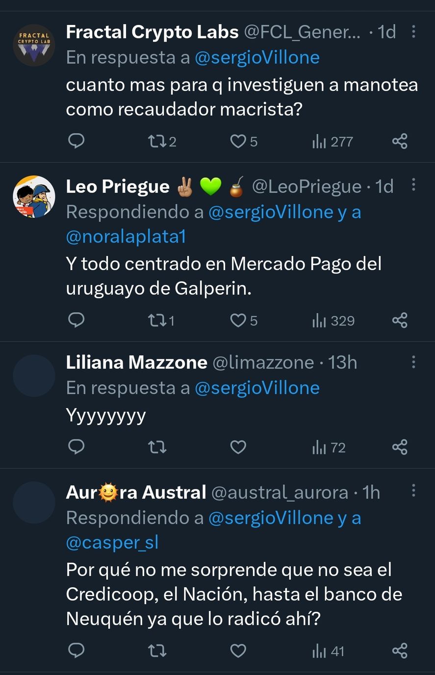 Algunas opiniones en redes sobre la divulgación de quien se trata el titular de la entidad bancaria en donde Santi Maratea colocó el fideicomiso del Club Atlético Independiente. Google no dice ni