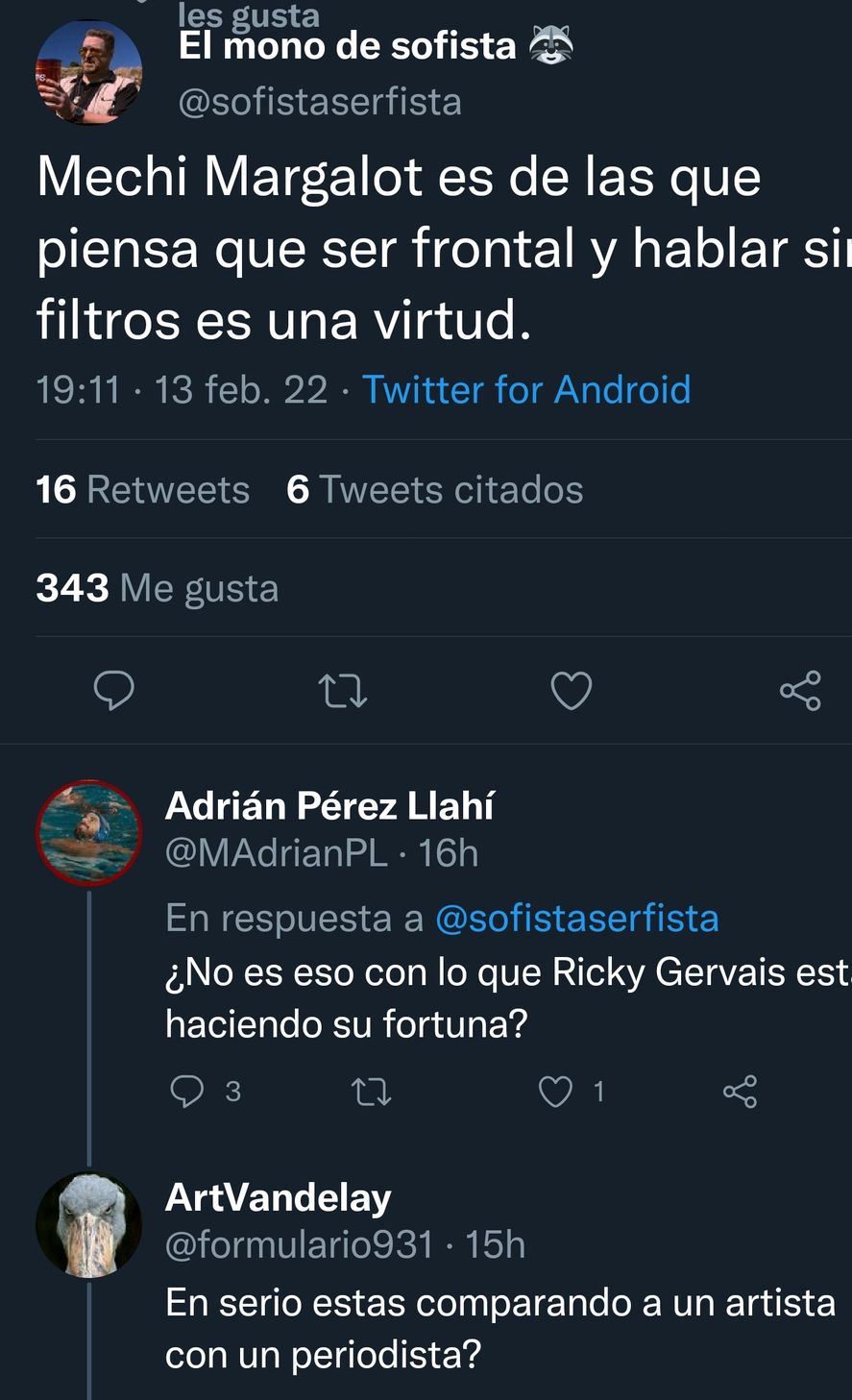 Algunos de los comentarios que provocó en Twitter el contrapunto entre la ex integrante de las Leonas, Mechi Margalot, y su colega, hoy también periodista de ESPN, Trini Bavio 