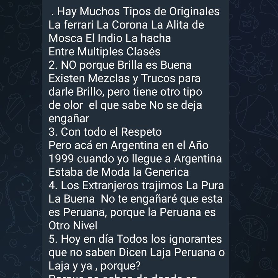Algunos nostálgicos recuerdan como era el consumo de cocaína y otras drogas en las épocas que no existían medios digitales como el WhatsApp, para comercializarlo y ofrecerlas como si fueran golosinas. 