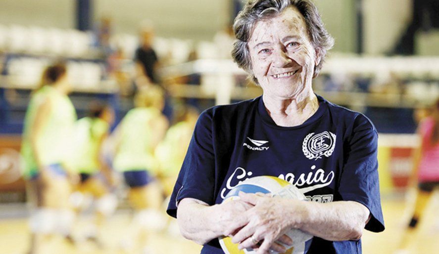 Alicia Casamiquela en Gimnasia