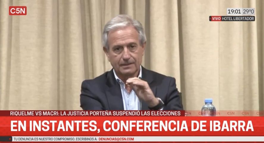 Andrés Ibarra, candidato a presidente de Boca Juniors junto a Mauricio Macri 