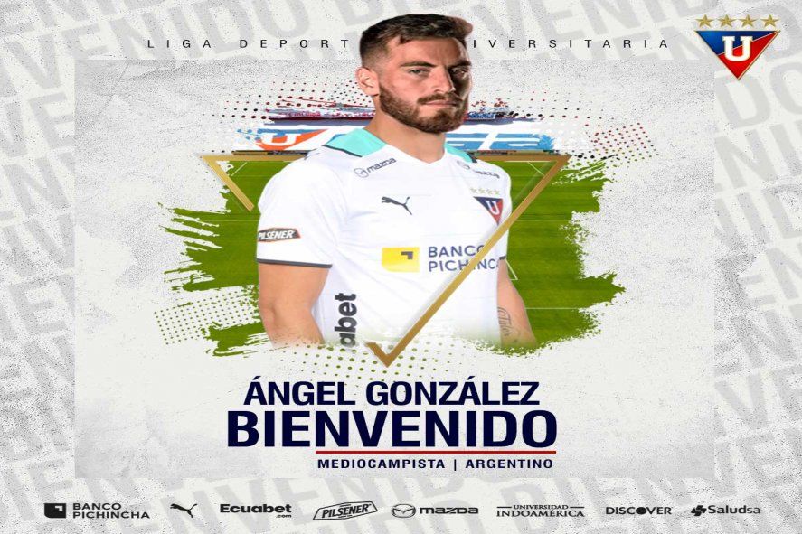 Liga de Quito de Ecuador presentó a Ángel González