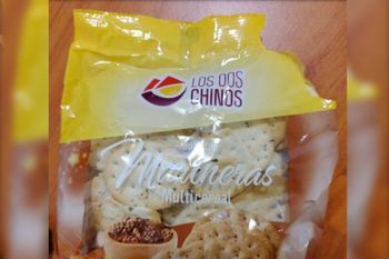 Las galletitas consignaban un registro dado de baja